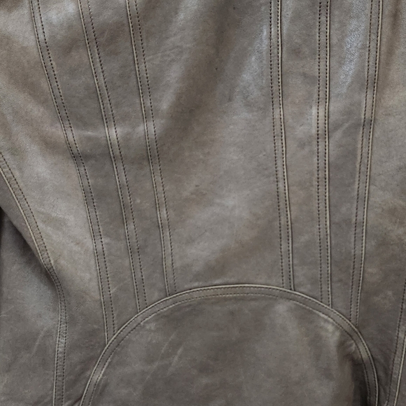 Mackage Leather Jacket, Small Brownish - Picture 7 of 8